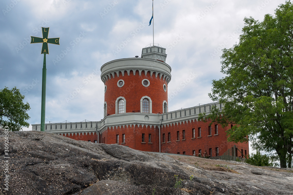 Small castle (Kastellet) on the island of Kastellholmen, Stockholm, Sweden
