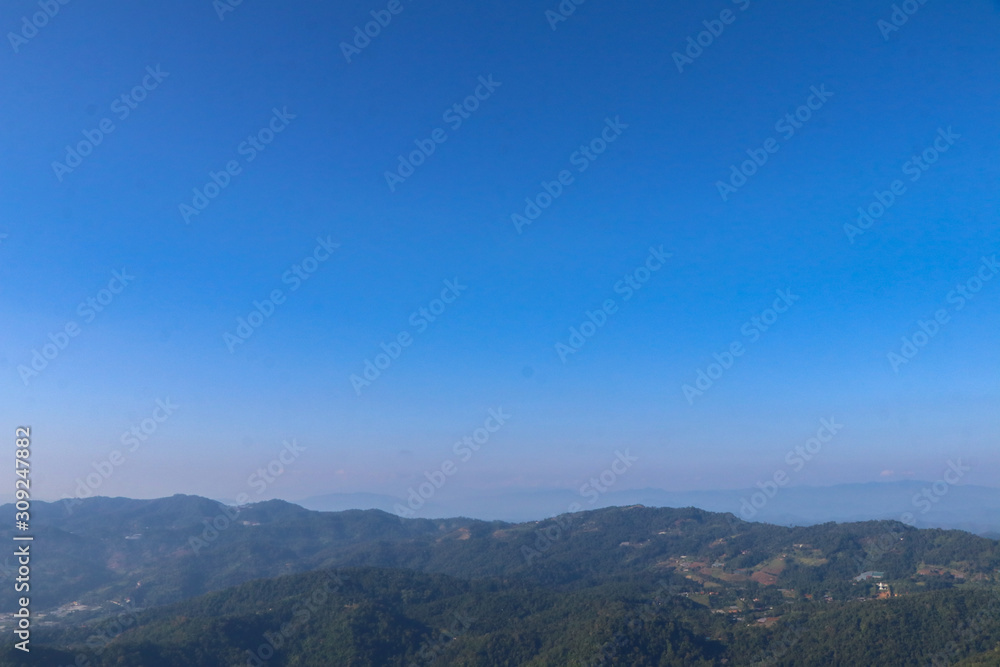 landscape Thailand, mon Long Province In the morning, the Chiang Mai Province landscape Thailand, mon Long Province In the morning, the Chiang Mai Province
