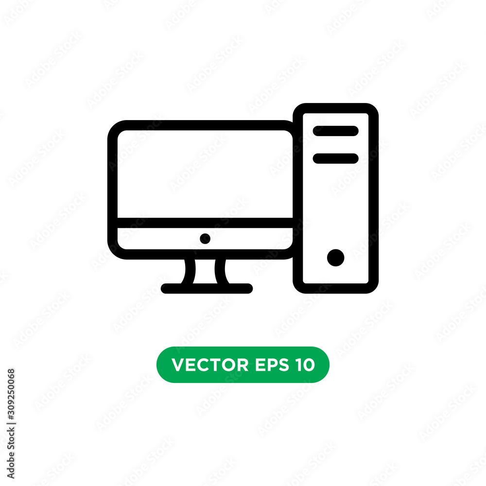 computer technology icon vector template design concept computer technology icon vector template design concept