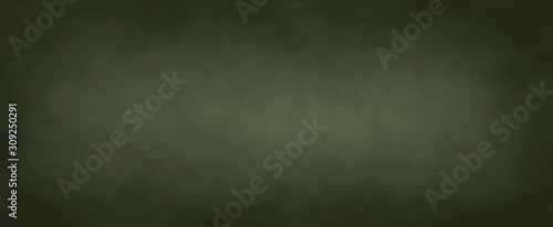 Chive herbal green vintage grunge design background, with soft lightand dark border, old khaki vintage background