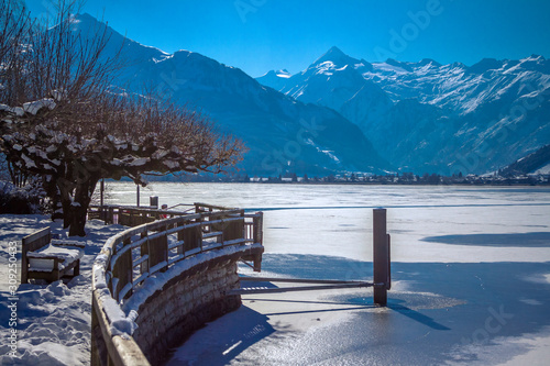 Wallpaper Mural Zeller See lake in Zell am Zee, Austria Torontodigital.ca