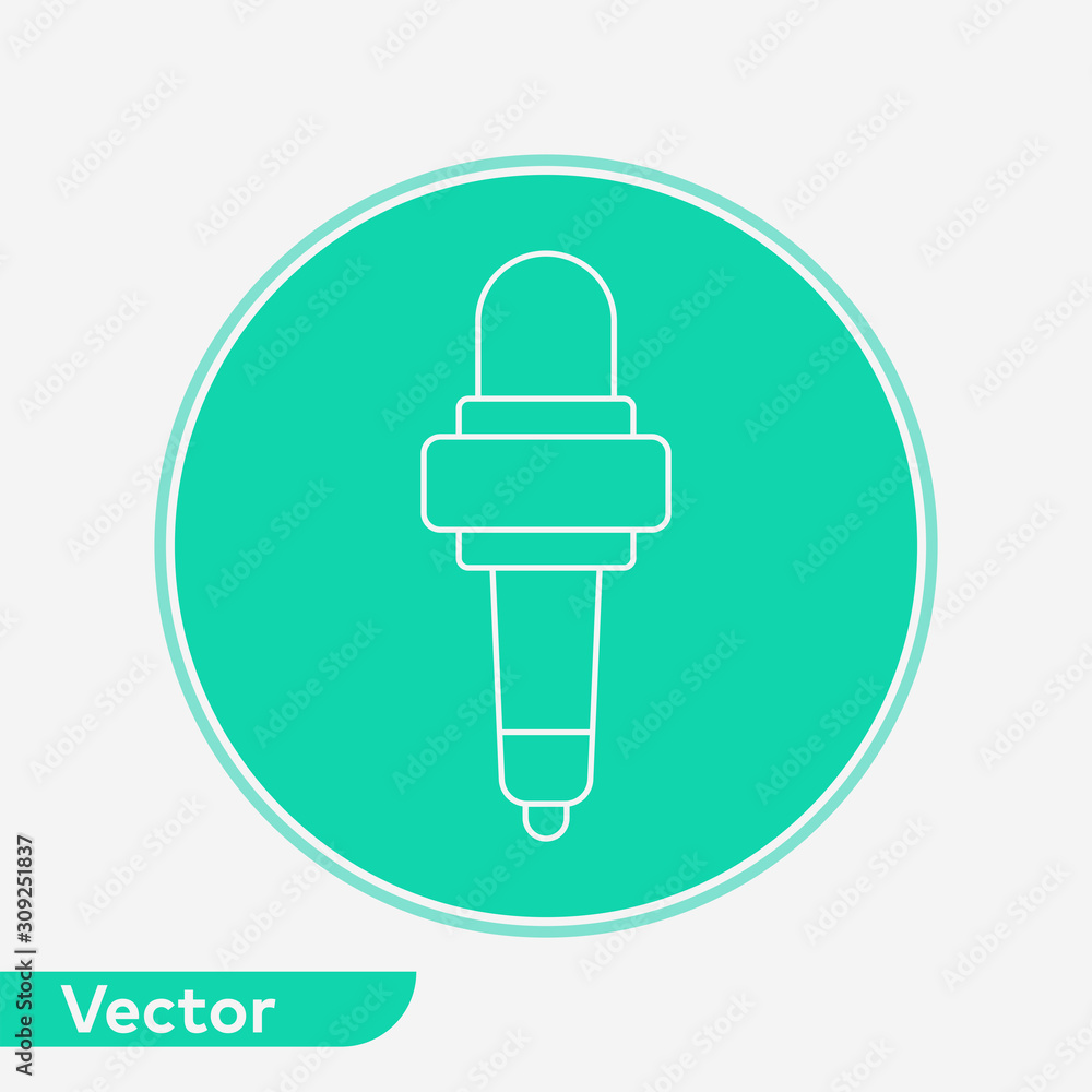 Microphone vector icon sign symbol Microphone vector icon sign symbol