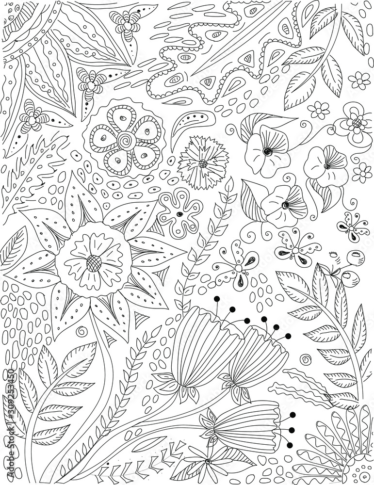 seamless floral pattern with flowers seamless floral pattern with flowers