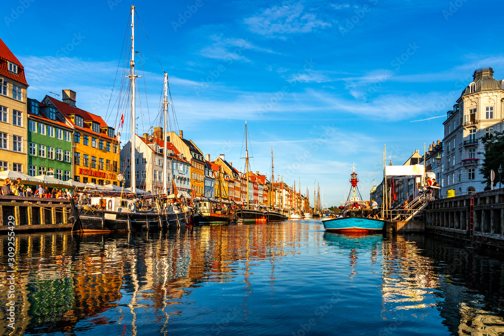 Nyhavn, Kopenhagen, Dänemark 