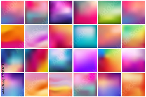 Abstract colorful blurred background