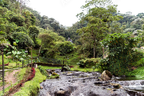 Schilderij op canvas Natural Landscapes of Santa Rosa de Cabal in Risaralda, Colombia.