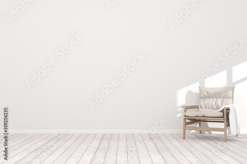Fotografia Interior wall of mock up living room