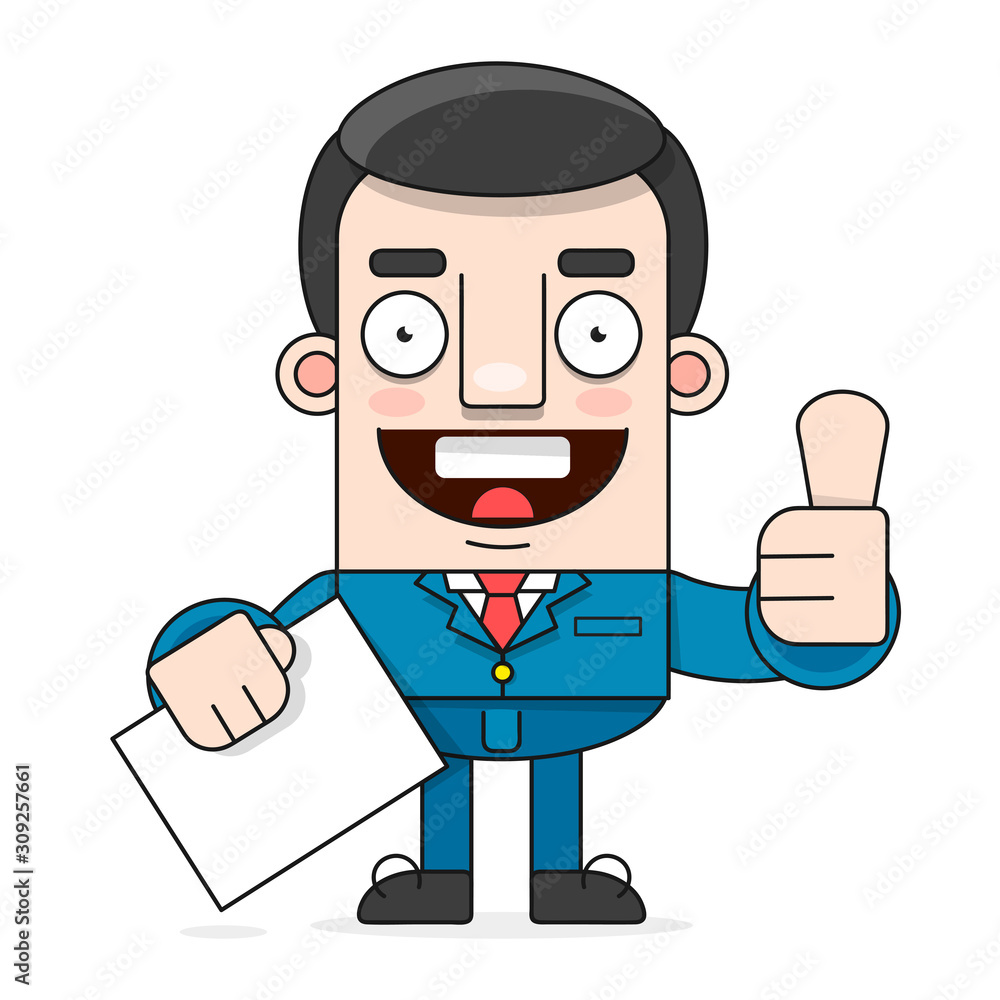 Office Worker Illustrations Suitable For Greeting Card, Poster Or T-shirt Printing. Office Worker Illustrations Suitable For Greeting Card, Poster Or T-shirt Printing.