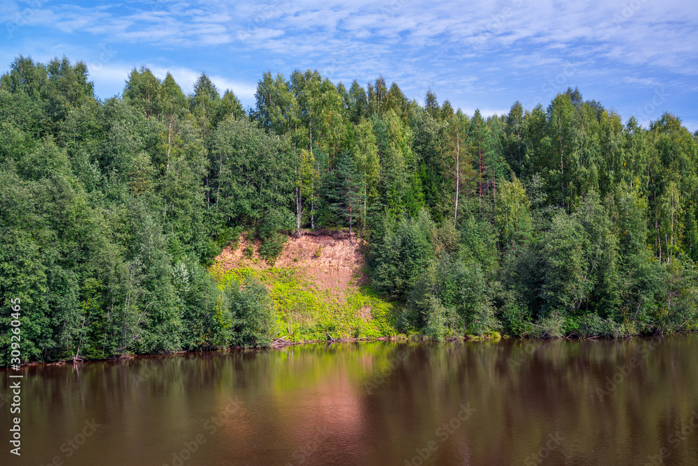 Obraz premium Cool summer on northwest rivers