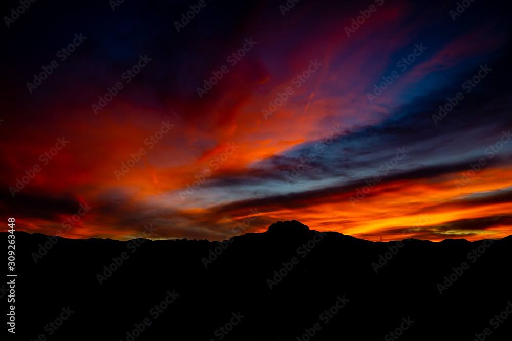 Sunset at Lake Mead