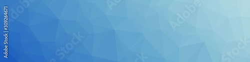 Classic Blue Abstract trianglify Generative Art background illustration