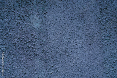 Beautiful abstract grunge decorative blue Wallpaper. Background grain texture of blue wall paint.