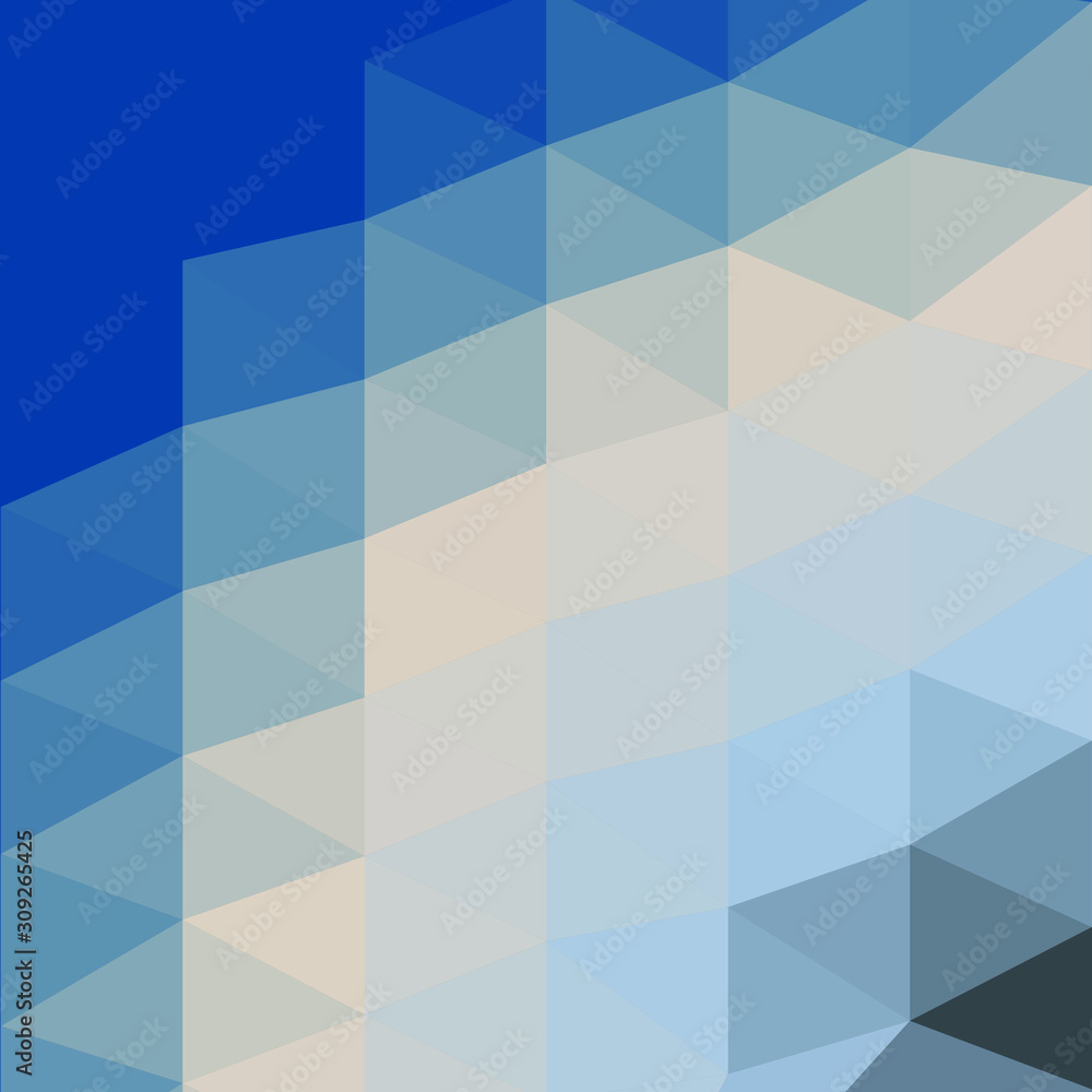 Classic Blue Abstract trianglify Generative Art background illustration Classic Blue Abstract trianglify Generative Art background illustration