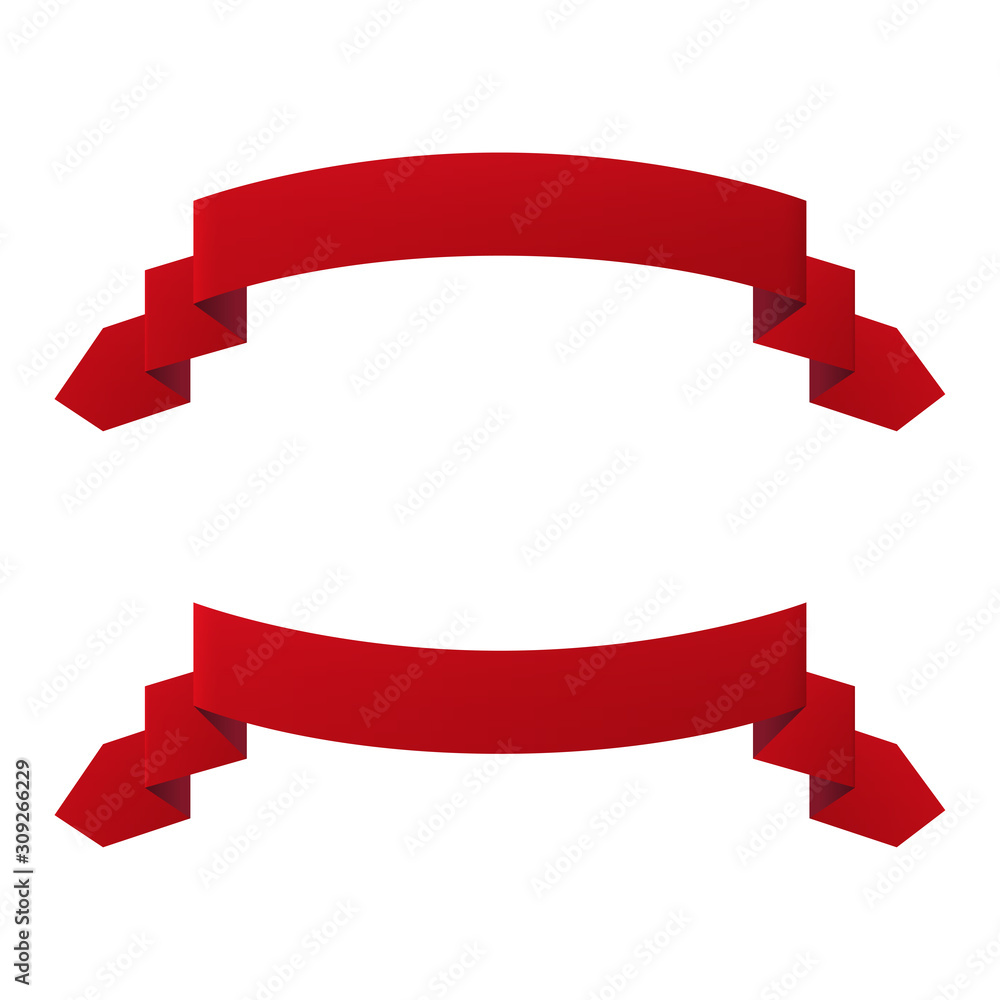 Ribbon banner set of design element icons isolated on white background. Vector illustration Ribbon banner set of design element icons isolated on white background. Vector illustration