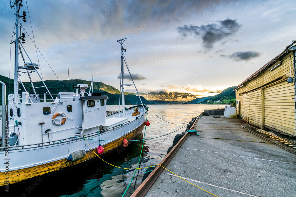 Norwegain fishing boat