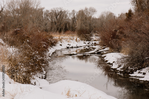 snowy river bank © RJmacro