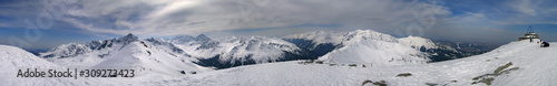 Panorama 360 stopni - Kasprowy Wierch Zima