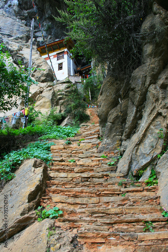 Treppe Anstieg Weg Pfad legendär Felsenkloster 