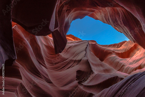 Abstract background Canyon spirit. Arizona, America. Art concept