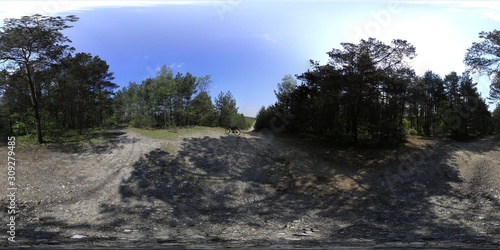 Spring Landscape in Poland 360 Panorama