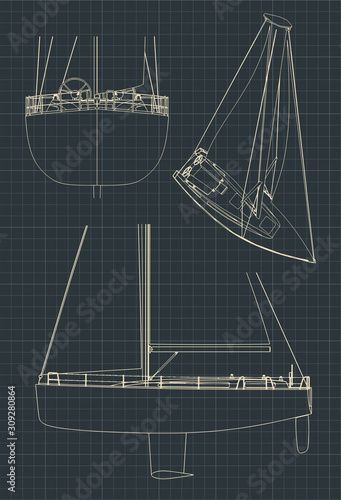 Sailing yacht Drawings