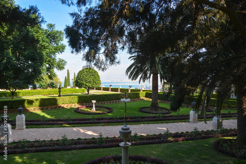 Bahai Gardens in Haifa.