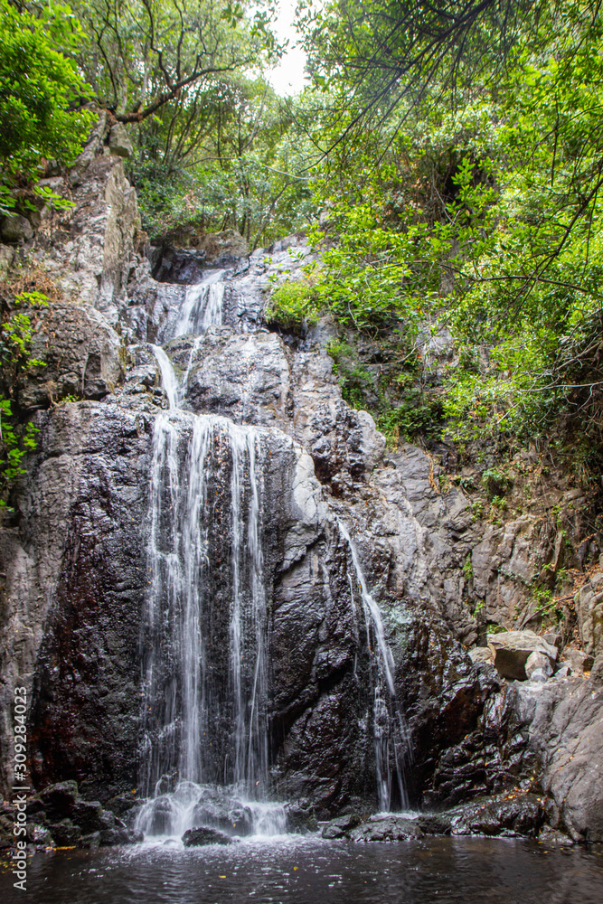 Sos Molinos Waterfalls - 30 meters heigh waterfall on Sardinia