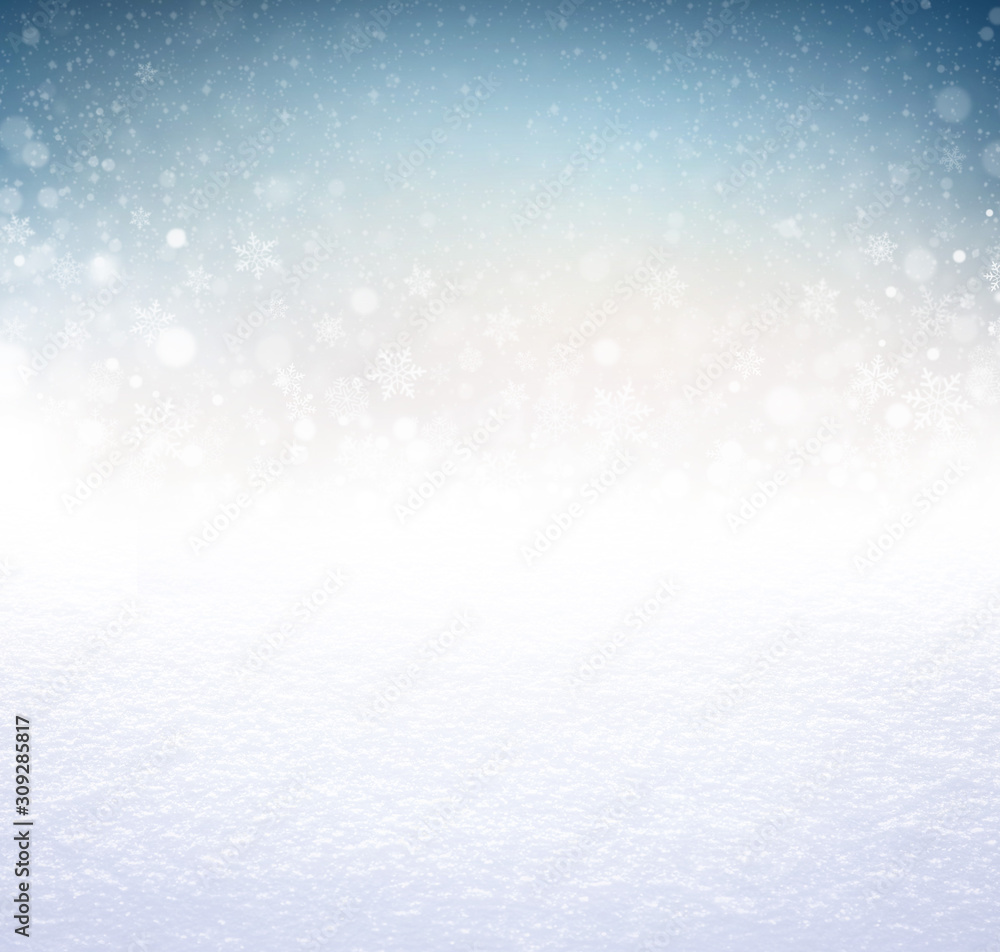 Winter snow background Winter snow background