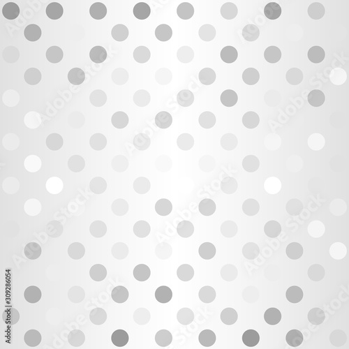 Glowing striped polka dot pattern. Seamless vector background