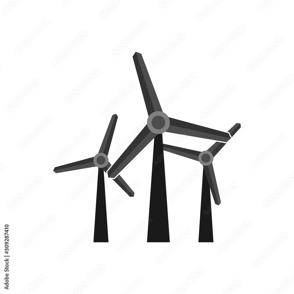 turbine icon trendy flat design turbine icon trendy flat design