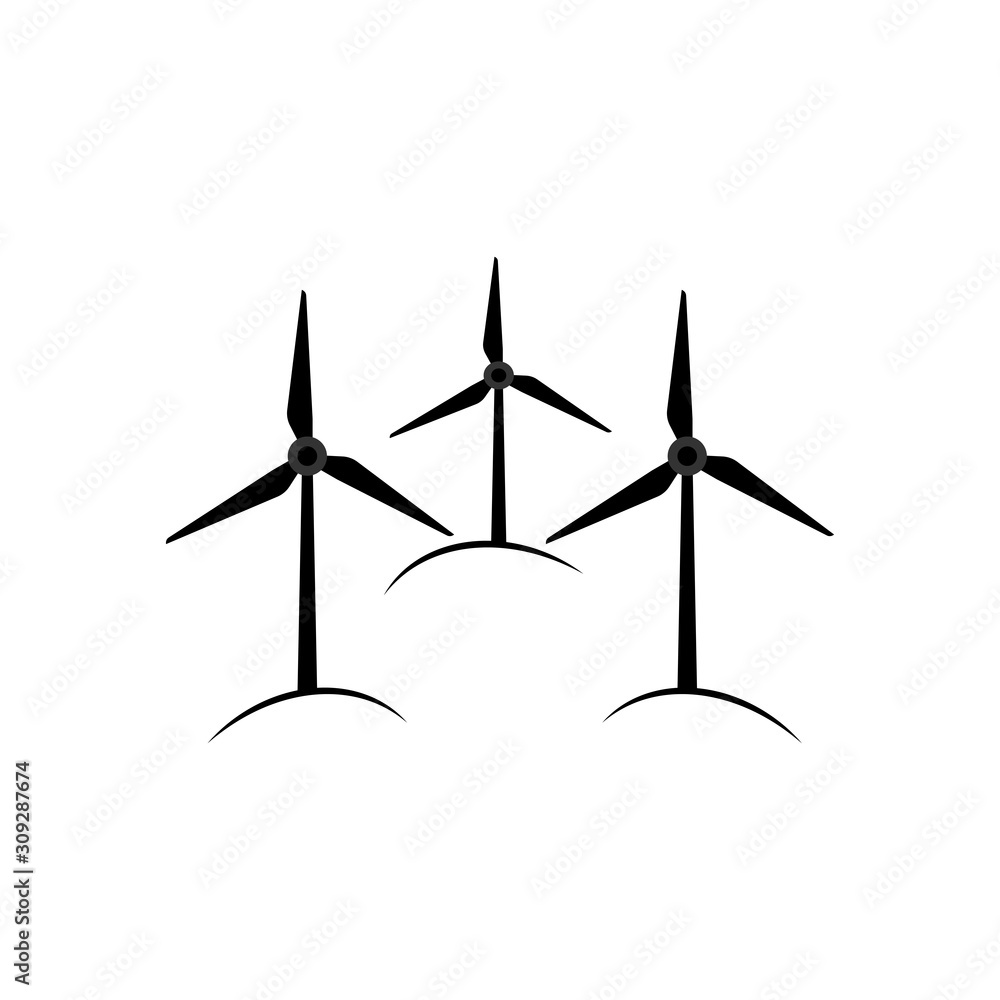 turbine icon trendy flat design turbine icon trendy flat design