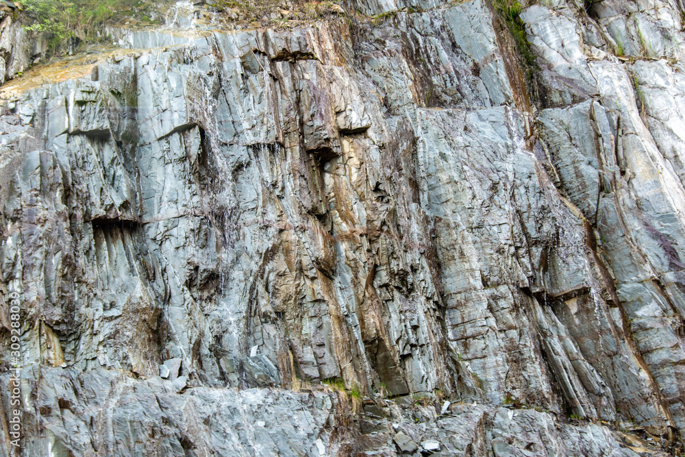 Rock face of a cliff Rock face of a cliff