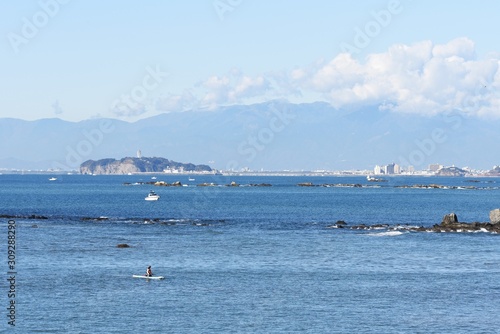 Famous Attractions in Japan / Hayama Coast, Enoshima and Mt. Fuji