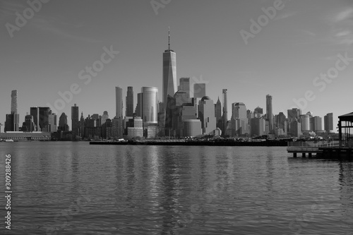 Fototapeta Naklejka Na Ścianę i Meble -  Manhattan black and white