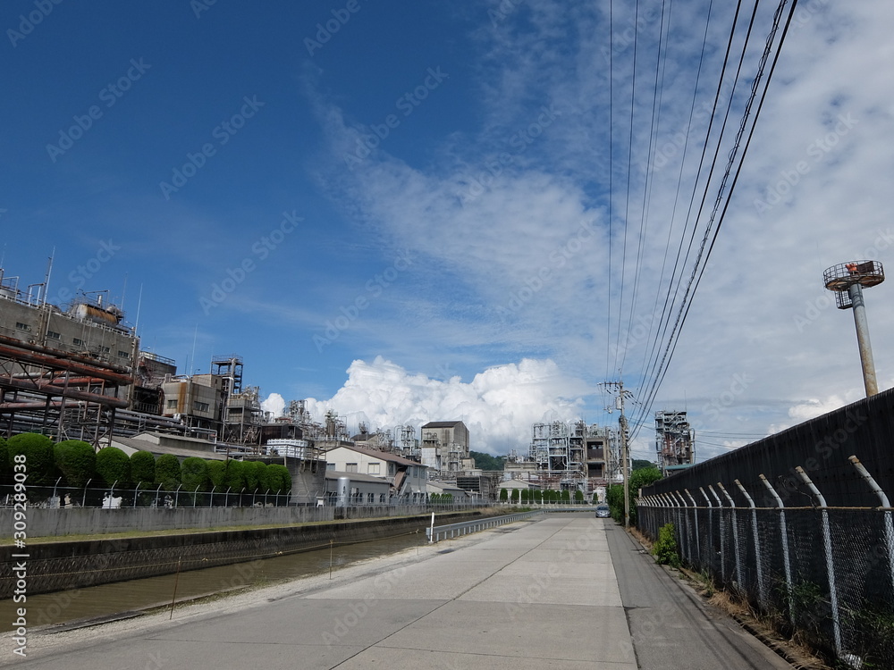 Fototapeta premium 複合樹脂工場 高機能・先端素材工場