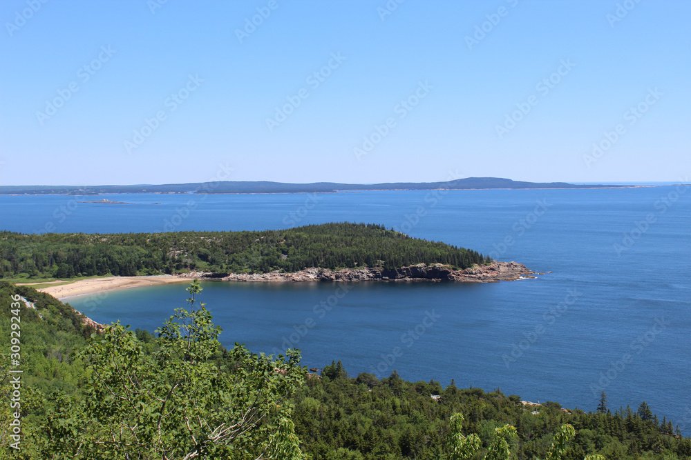 Great Head and Newport Cove at Acadia National Park in Maine