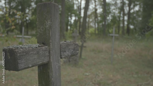 old cemetery, cross, death