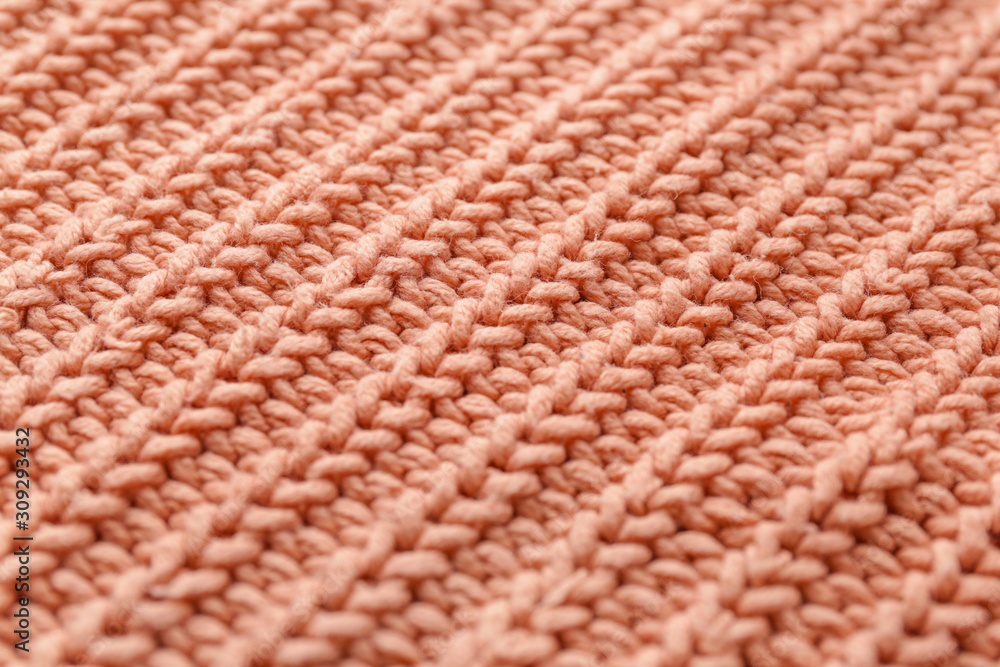 Texture of knitted fabric as background