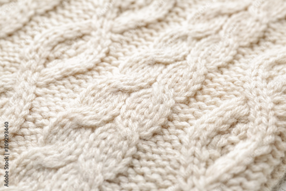Texture of knitted fabric as background Texture of knitted fabric as background