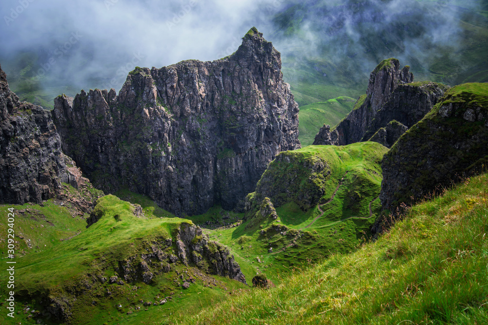 Obraz premium The edges of Quiraing