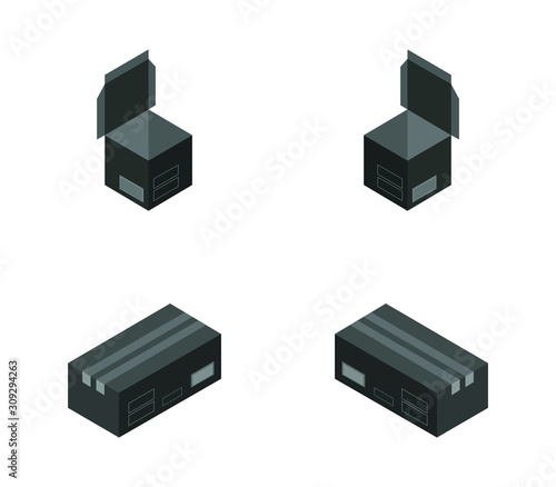 isometric black box