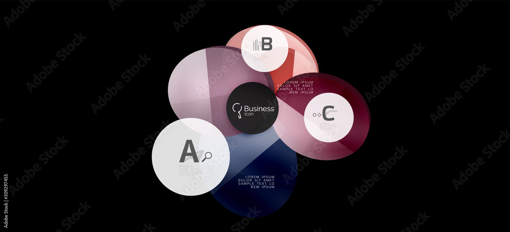 Retro colorful geometric background - circles on black, great design for any purposes. Creative minimal concept Retro colorful geometric background - circles on black, great design for any purposes. Creative minimal concept