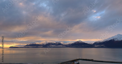 Beautiful winter skies over Alaska  © Michael & Tiffany
