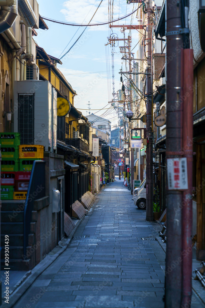 京都の裏通り