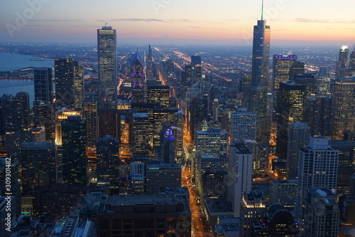 Chicago Downtown in Twilight  © Takuro Kagawa