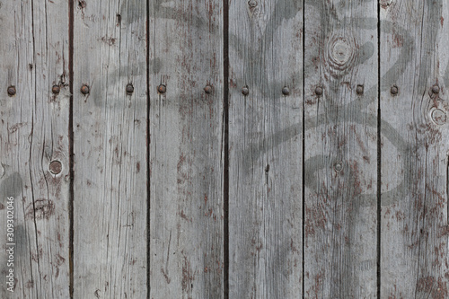 Wallpaper Mural Detail of old wood doorway and nails, Provence, Cádiz Spain Torontodigital.ca