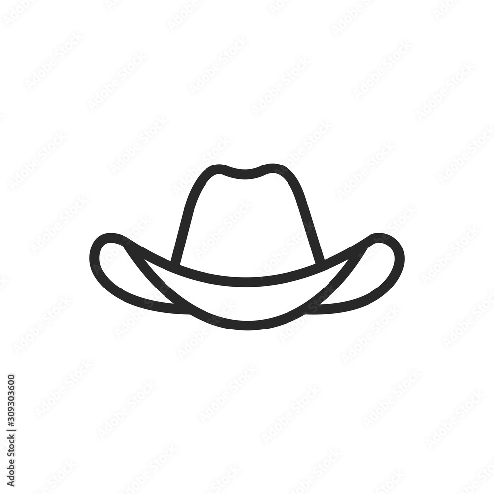 Cowboy hat icon vector logo symbol illustration EPS 10 Cowboy hat icon vector logo symbol illustration EPS 10