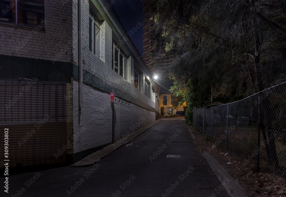 bck street at night