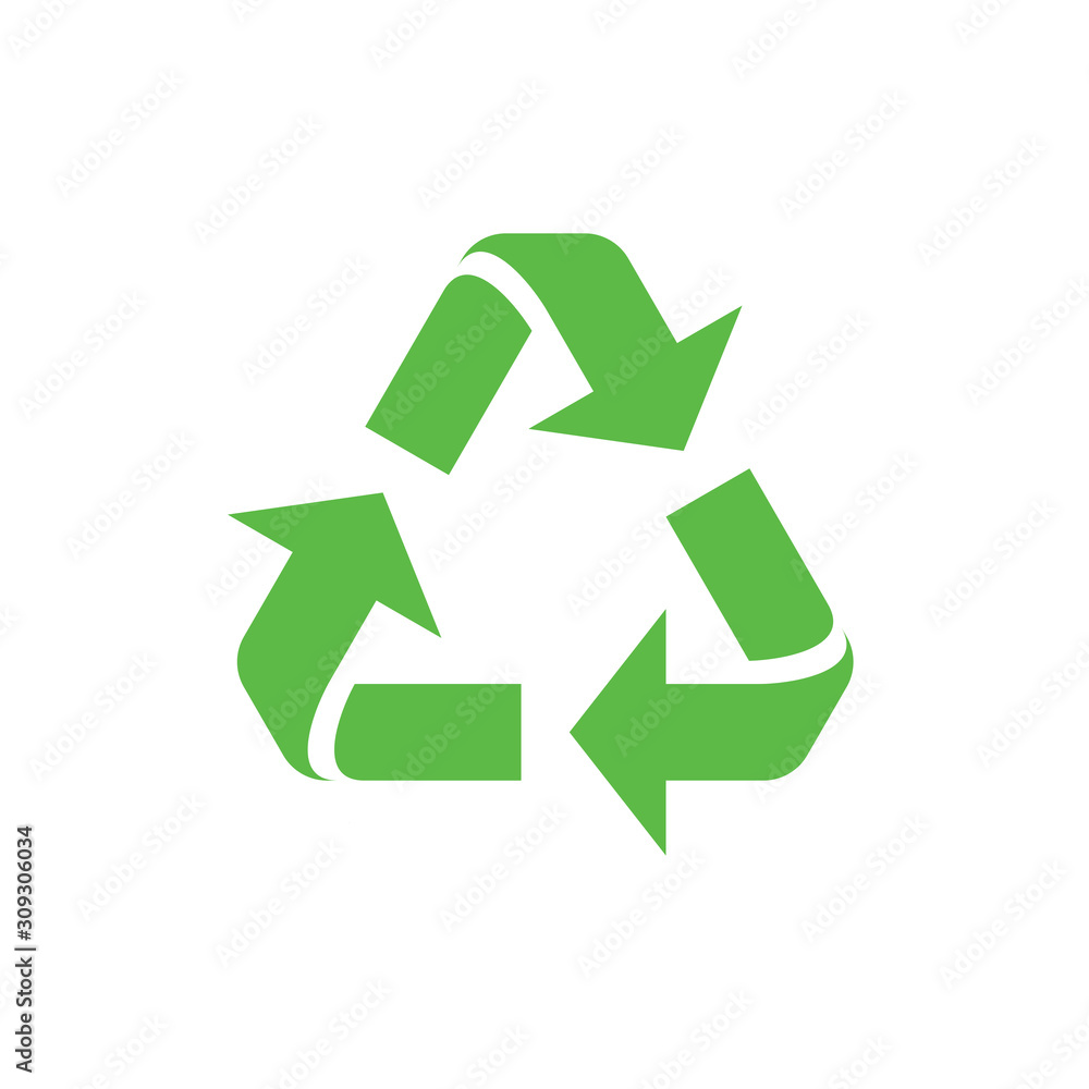 recycle icon, Recycle Recycling symbol. Vector illustration. Isolated on white background. recycle icon, Recycle Recycling symbol. Vector illustration. Isolated on white background.