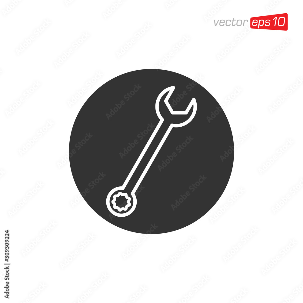 Tool Wrench Icon Design Vector Tool Wrench Icon Design Vector